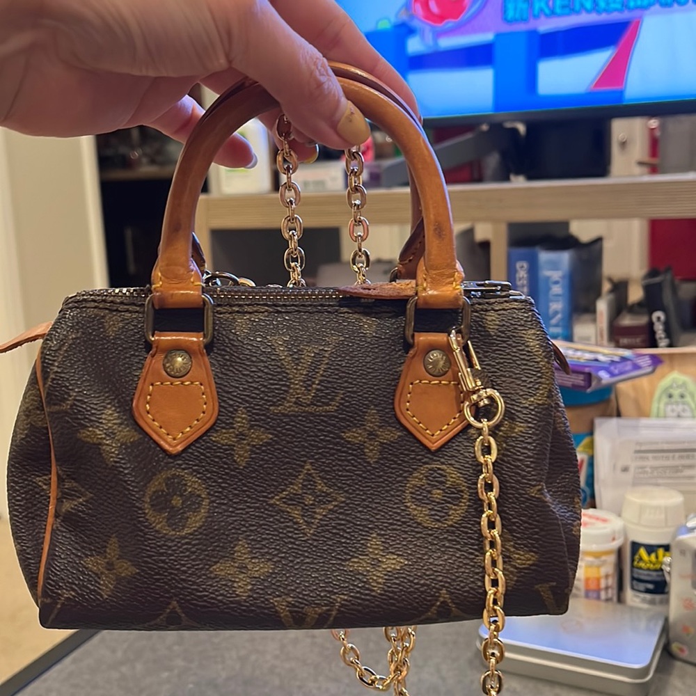 🔥100% Authentic vintage 1930 second hand LV nano speedy